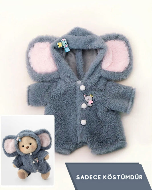 CandyClasp Fluffy Elephant Puffy Costume