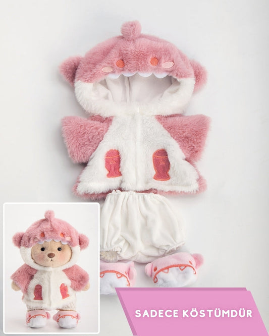 CandyClasp Pink Shark Puffy Costume