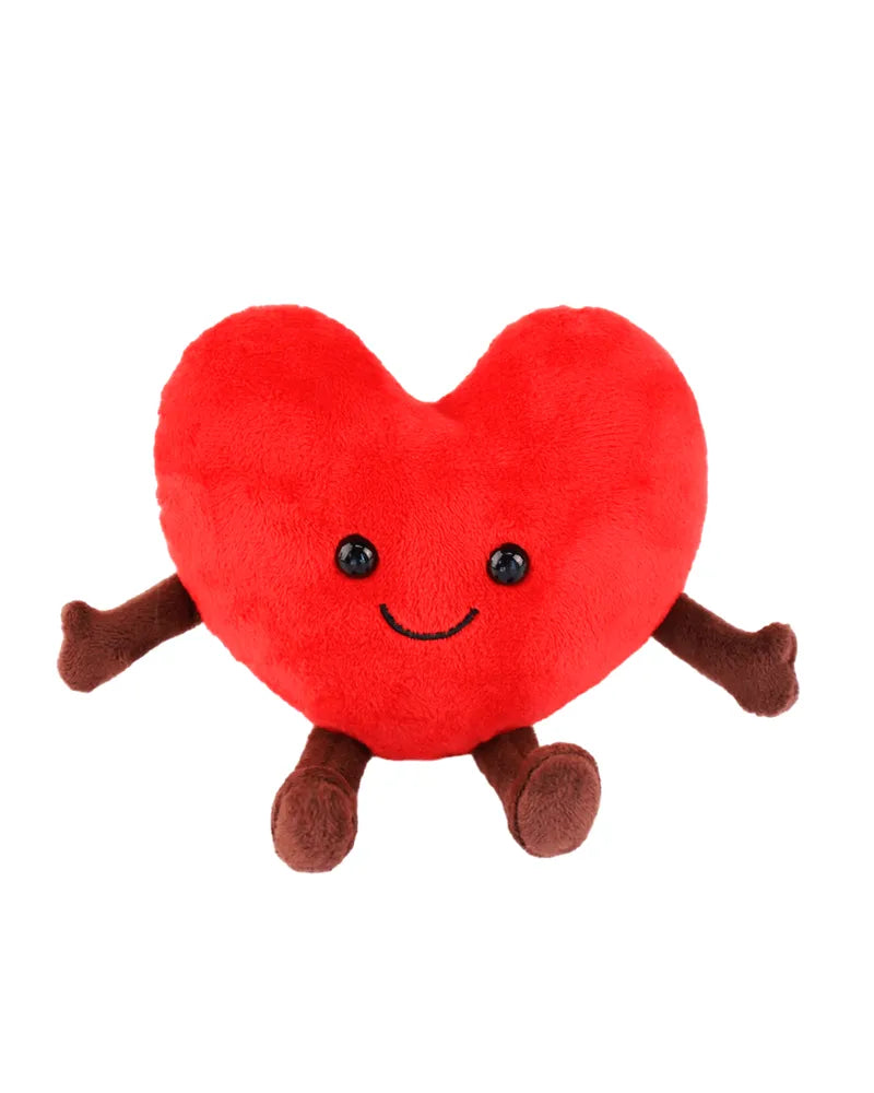 CandyClasp Teddy Bear Heart Pillow