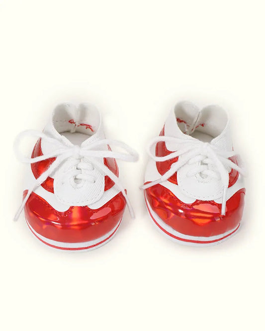 CandyClasp Red Lace-Up Shoes